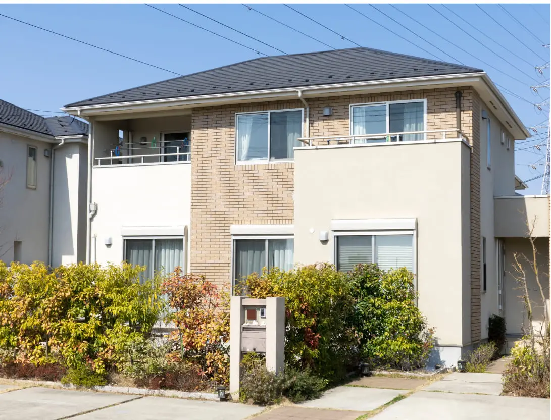 門構えがあり温かみのある住宅